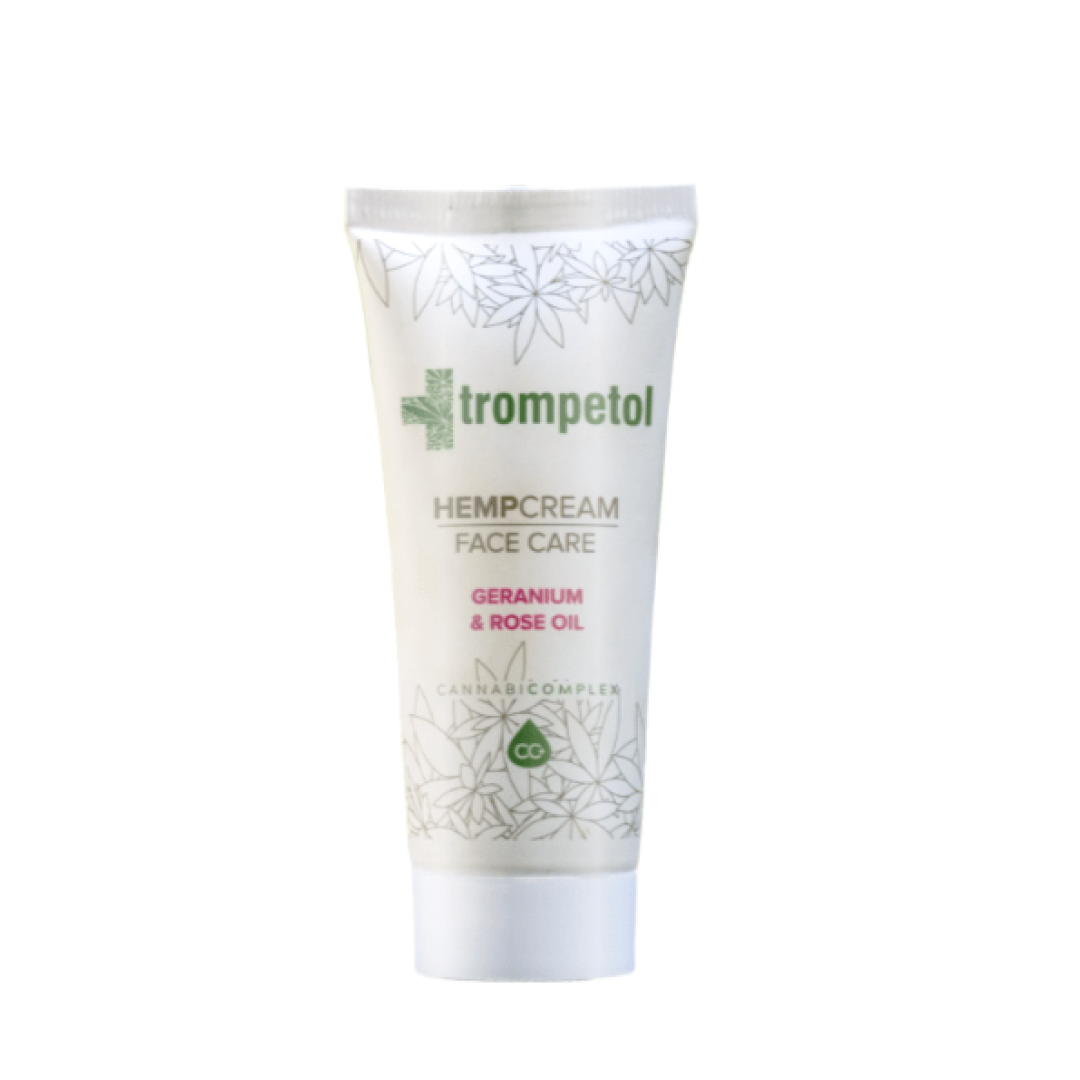 HEMPcream Face Care, Rose & Geranium Oil - konopnysen.sk